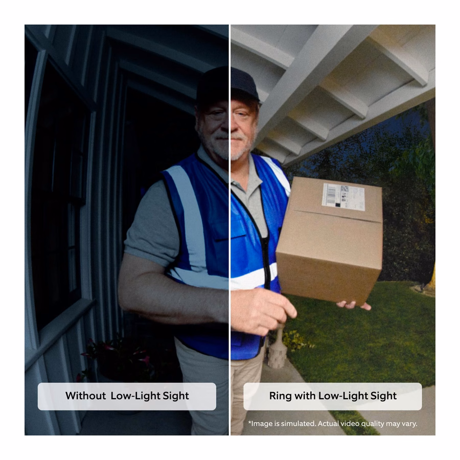 2-Pack Ενσύρματο Doorbell Plus (νεότερο μοντέλο) με Retinal 2K