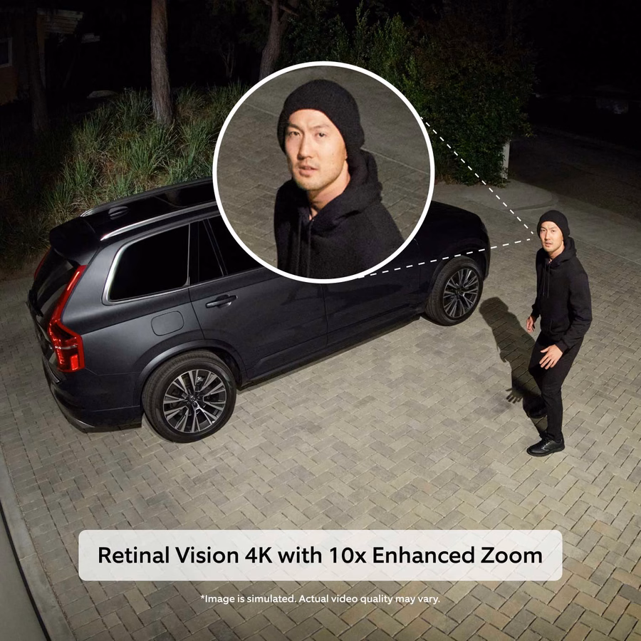 Floodlight Cam Pro (νεότερο μοντέλο) με Retinal 4K